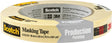 Scotch 2020-.75A Masking Tape, 60 yd L, 3/4 in W, Crepe Paper Backing, Beige