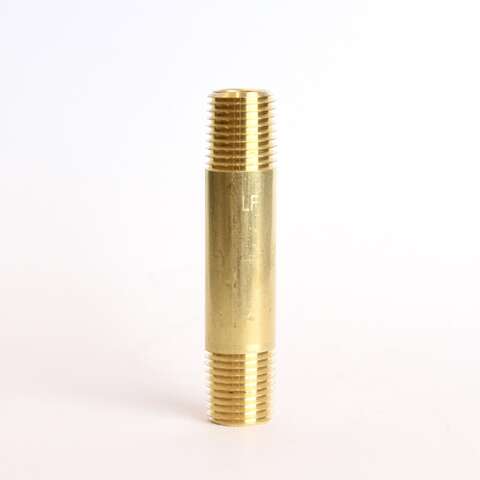 ATC 1/4 in. MPT X 1/4 in. D MPT Red Brass Nipple 2-1/2 in. L