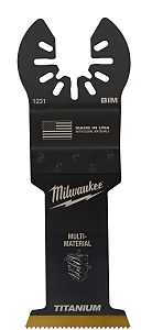 Milwaukee 49-25-1231 Blade, 1-3/8 in, 1-5/8 in D Cutting, HCS/Titanium, 1/PK