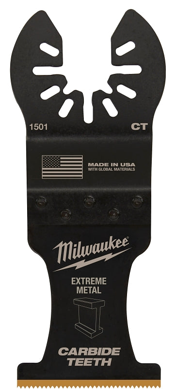 Milwaukee 49-25-1501 Blade, 1-3/8 in, 2 in D Cutting, Carbide/HCS/Titanium, 1/PK