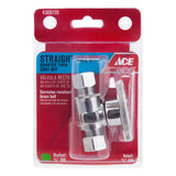 Ace Compression Compression Brass Straight Stop Valve