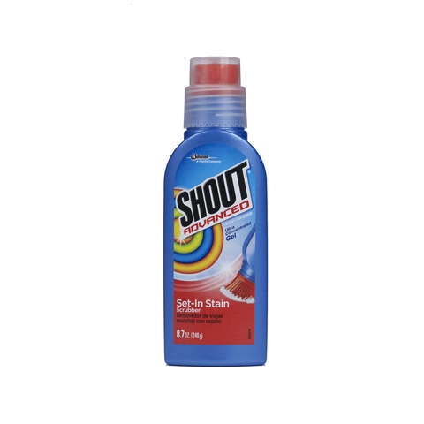 Shout Advanced No Scent Set-In Stain Remover 8.7 oz Liquid, Pack of 8