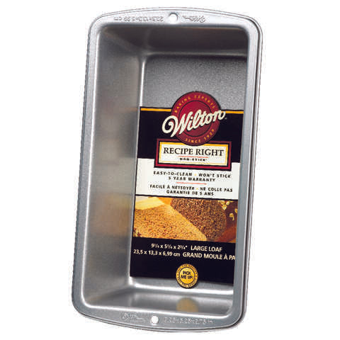 Wilton 5-1/4 in. W X 9-1/4 in. L Loaf Pan Silver 1