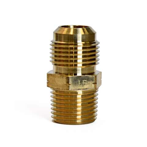 ATC 5/8 in. Flare X 1/2 in. D Male Brass Adapter, Pack of 5