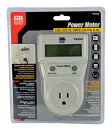 Gardner Bender Power Meter Calculates kW-h, volts, amps, watts and HZ Energy Consumption Monitor