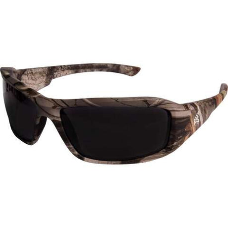 Edge Eyewear Brazeau Wraparound Safety Glasses Smoke Lens Camouflage Frame 1 pc