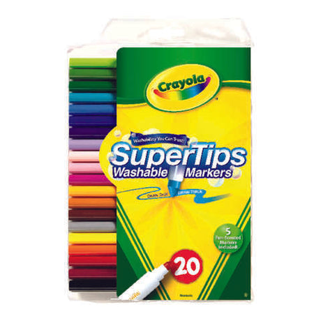 Crayola SuperTips Assorted Fine Tip Markers 20 pk