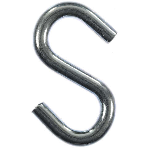 Ace Small Zinc-Plated Silver Steel 2 in. L S-Hook 150 lb 2 pk, Pack of 5