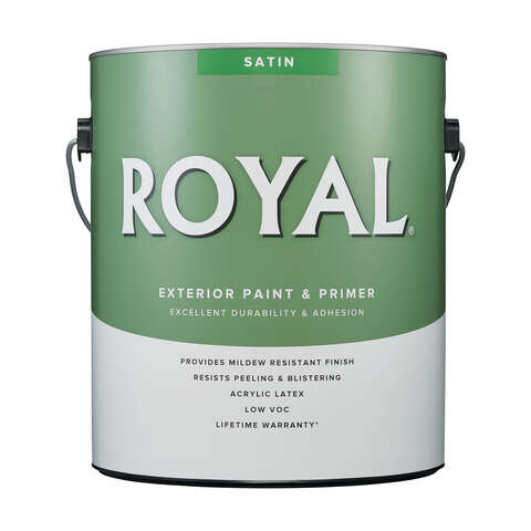 Royal Satin Tint Base Neutral Base Paint Exterior 1 gal, Pack of 4