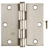 Ace 3-1/2 in. L Satin Nickel Residential Door Hinge 1 pk