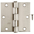 Ace 3-1/2 in. L Satin Nickel Residential Door Hinge 1 pk