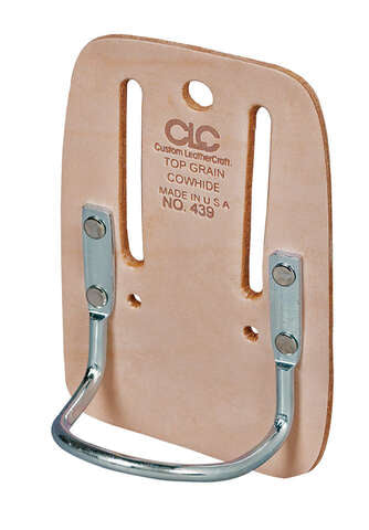 CLC 1 pocket Leather Hammer Holder 3.9 in. L X 5.8 in. H Tan, Pack of 6