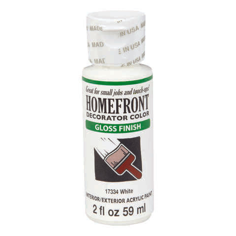 Homefront Gloss White Hobby Paint 2 oz, Pack of 3