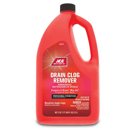 Ace Liquid Drain Cleaner 80 oz, Pack of 6