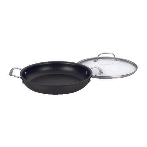 Cuisinart Chef's Classic Stainless Steel Saute Pan 12 in. Black