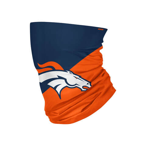 FOCO Denver Broncos Gaiter Scarf Face Mask 1 pk