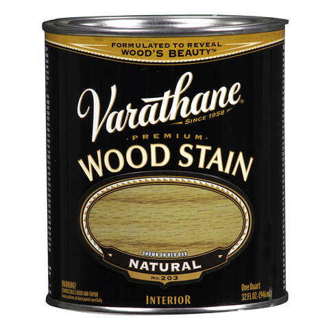 Varathane Premium Semi-Transparent Natural Oil-Based Urethane Modified Alkyd Wood Stain 1 qt, Pack of 2