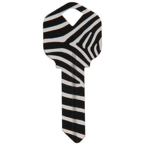 Hillman Wackey Zebra House/Office Universal Key Blank Single, Pack of 6