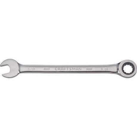 Craftsman 9/16 in. 12 Point SAE Ratcheting Wrench 8.8 in. L 1 pc