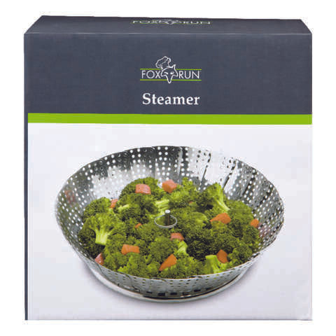 Fox Run Silver Stainless Steel Steamer Basket