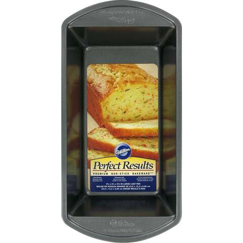 Wilton Premium 5-1/4 in. W X 9-1/4 in. L Loaf Pan Gray 1 pk