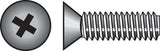 HILLMAN No. 10-24 X 1/2 in. L Phillips Flat Head Stainless Steel Machine Screws 100 pk