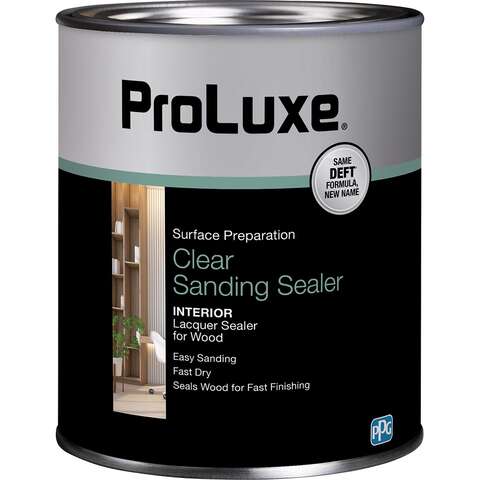 Proluxe Smooth Clear Oil-Based Lacquer Sanding Sealer 1 qt, Pack of 4