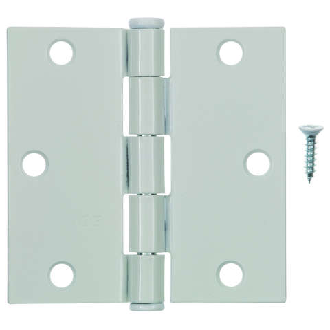 Ace 3-1/2 in. L White Residential Door Hinge 1 pk