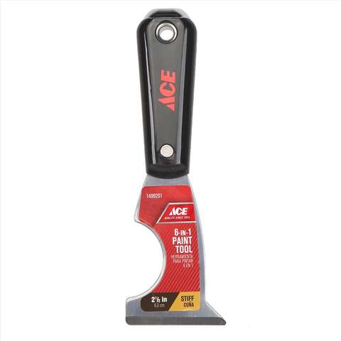 Ace 2-1/2 in. W Steel Stiff Paint Scraper, Pack of 5