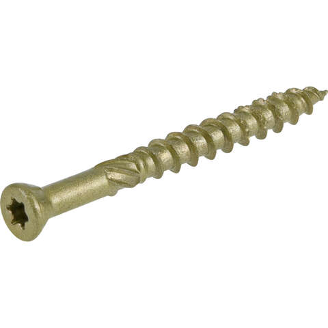 HILLMAN Power Pro No. 8 X 1-5/8 in. L Star Bronze Ceramic Coarse Screws 1023 pk