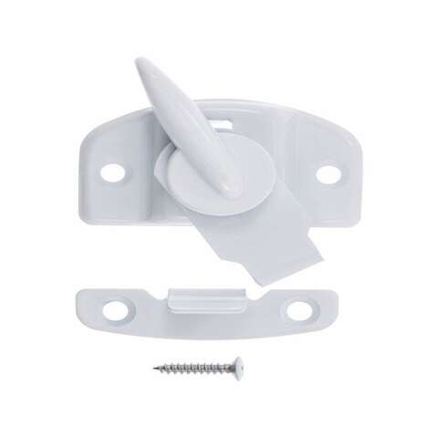 Ace White Brass Draw Tight Sash Lock 1 pk, Pack of 5