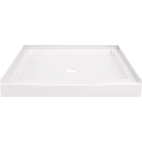 Delta Classic 500 4-7/8 in. H X 36 in. W X 36 in. L White Shower Base