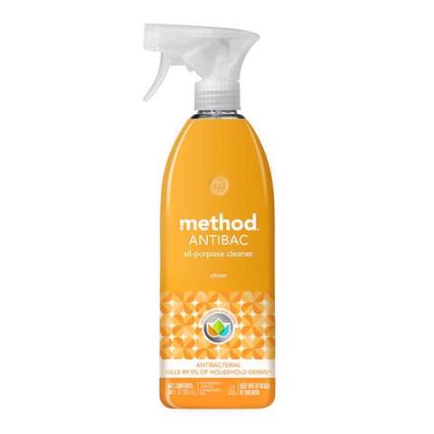 Method Citron Scent Antibacterial Cleaner Liquid 28 oz, Pack of 8