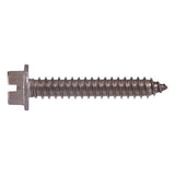 HILLMAN No. 12 X 1-1/2 in. L Slotted Hex Washer Head Sheet Metal Screws 100 pk