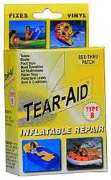 Tear-Aid D-KIT-B03-100 Vinyl Inflatable Repair Kit, B, Clear