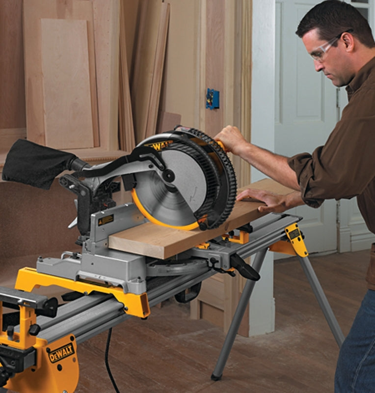 DEWALT DWS715 Miter Saw, Electric, 12 in Dia Blade, 4000 rpm Speed, 90 deg Max Miter Angle