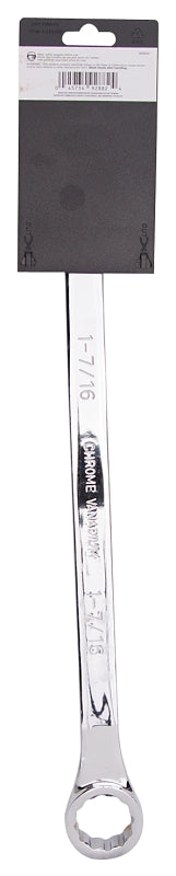 Vulcan MT6547512 Combination Wrench, SAE, 1-7/16 in Head, Chrome Vanadium Steel