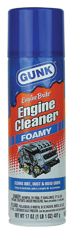 Gunk Engine Brite No Scent Cleaner and Degreaser 17 oz Spray, Pack of 6