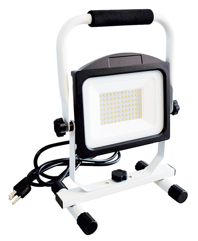 PowerZone GT-507-U LED Work Light, 120 VAC, 50 W, 5000 Lumens, 5000 K Daylight Color Temp