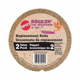 Spot Rockin' Cardboard Brown Cat Scratcher 2 pk, Pack of 3
