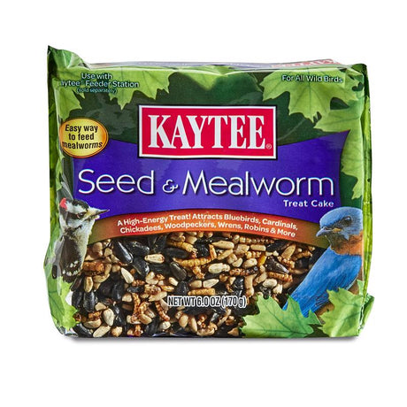 Kaytee Wild Bird Hulled Sunflower Seed Seed Cake 6 oz, Pack of 6