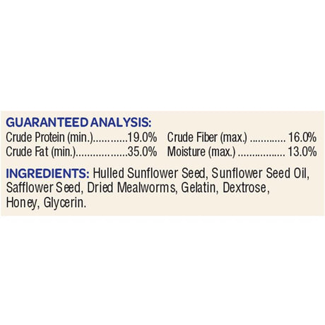 Kaytee Wild Bird Hulled Sunflower Seed Seed Cake 6 oz, Pack of 6