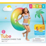 Intex Multicolored Vinyl Inflatable Color Whirl Floating Tube