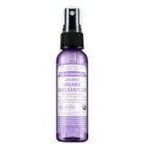 Dr. Bronner's Lavender Scent Liquid Hand Sanitizer 2 oz, Pack of 12