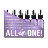 Dr. Bronner's Lavender Scent Liquid Hand Sanitizer 2 oz, Pack of 12