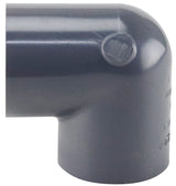 Lasco 808005BC Pipe Elbow, 1/2 in, FIP, 90 deg Angle, PVC, SCH 80 Schedule