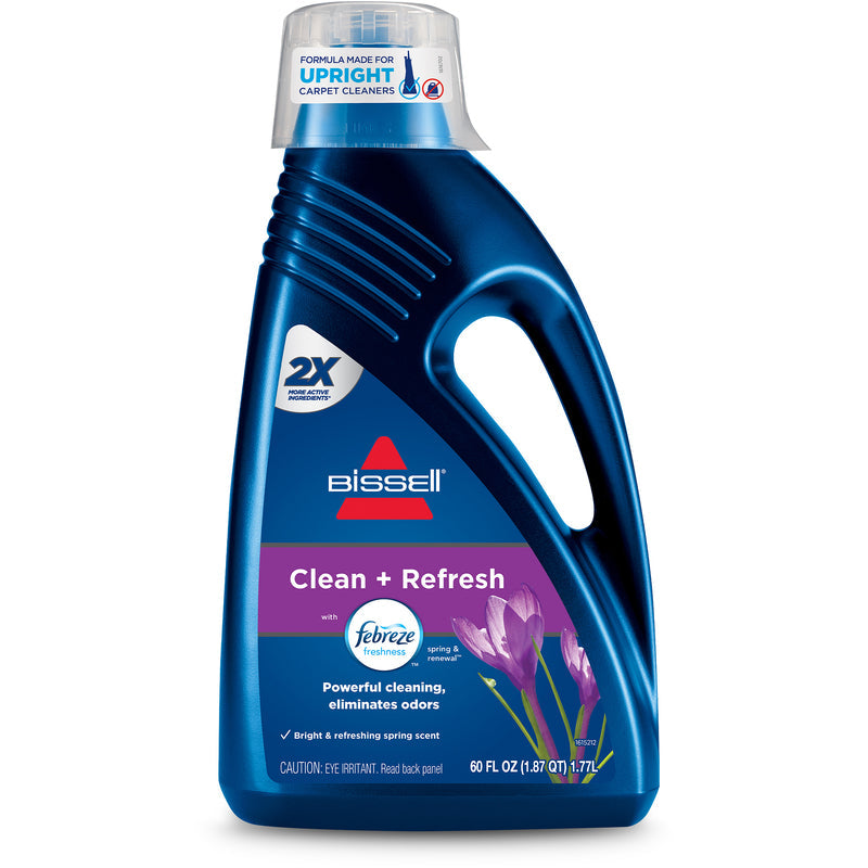 Bissell Febreze Freshness Spring & Renewal Scent Carpet Cleaner 60 oz Liquid Concentrated, Pack of 4