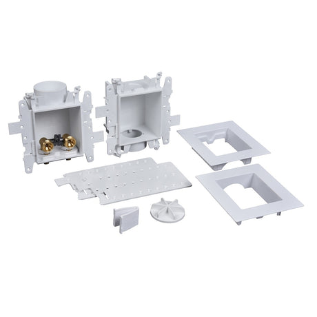 Oatey 37603 Washing Machine Connection Box, PVC, 1/2 in