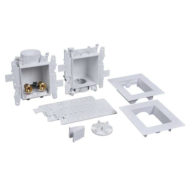Oatey 37603 Washing Machine Connection Box, PVC, 1/2 in
