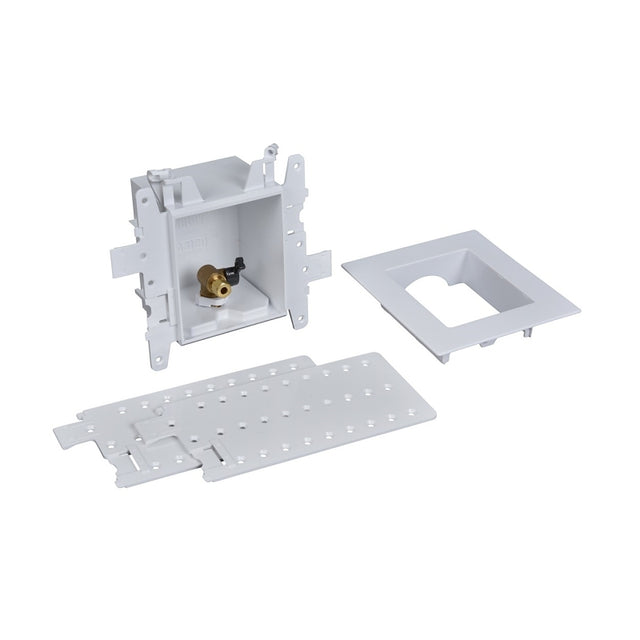 Oatey 37681 Ice Maker Box, Specifications: Brass PEX Connection, PVC